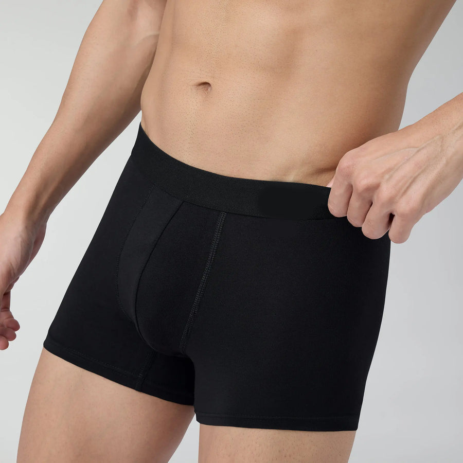 Man's Plain Underwear Pack Of 1 (Black)-XXY Lifestyle