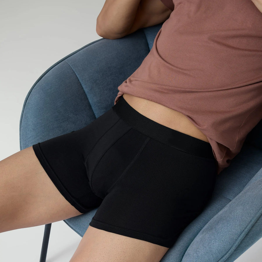 Man's Plain Underwear Pack Of 1 (Black)-XXY Lifestyle