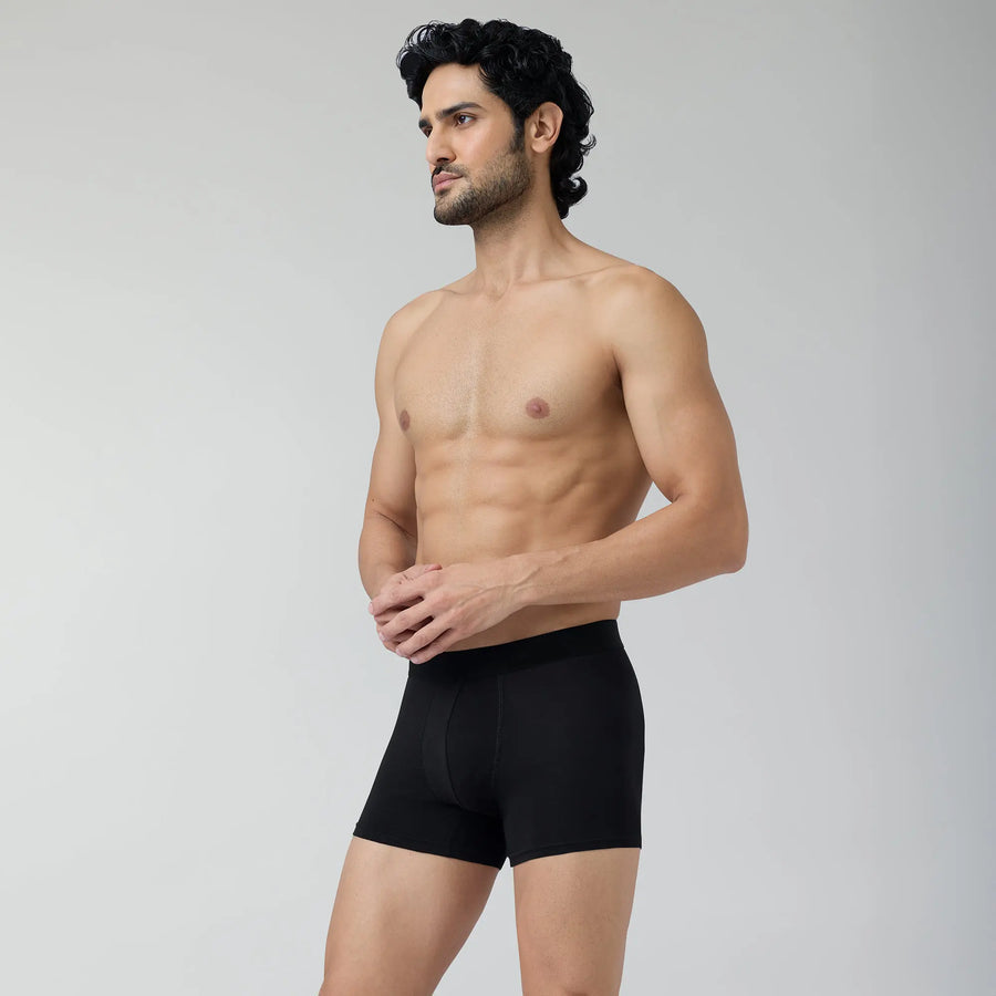 Man's Plain Underwear Pack Of 1 (Black)-XXY Lifestyle
