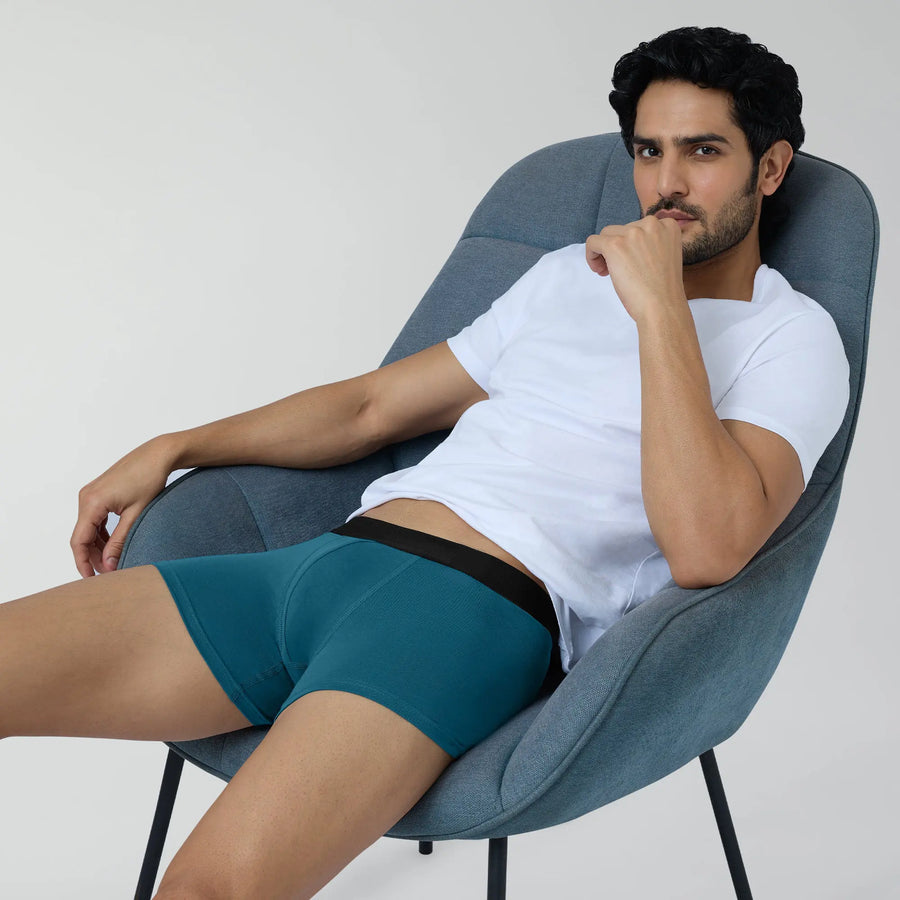 Man's Plain Underwear Pack Of 1 (Brilliant Blue)-XXY Lifestyle