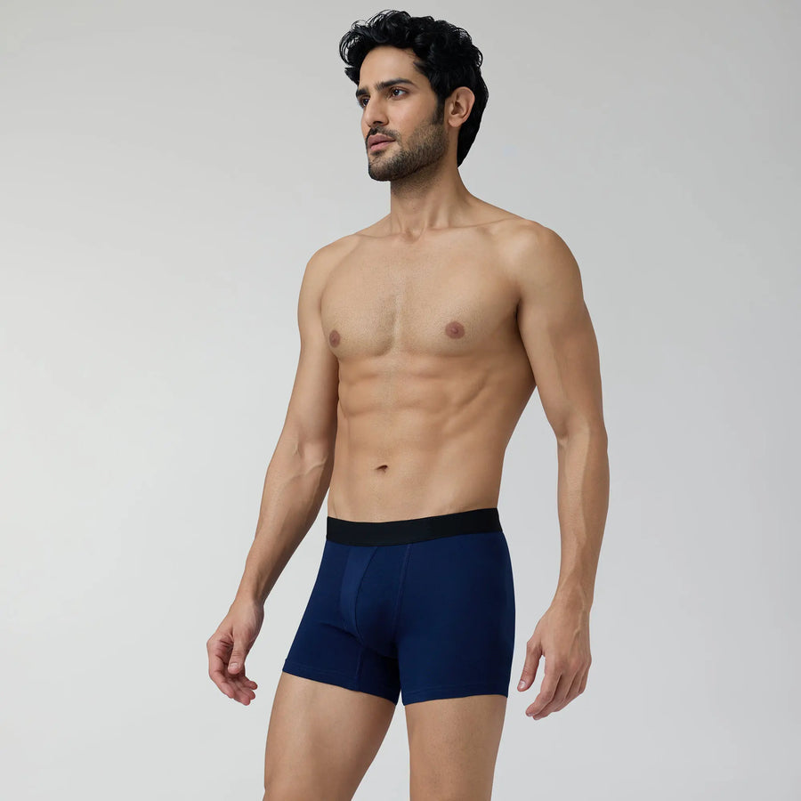 Man's Plain Underwear Pack Of 1 (Blue)-XXY Lifestyle