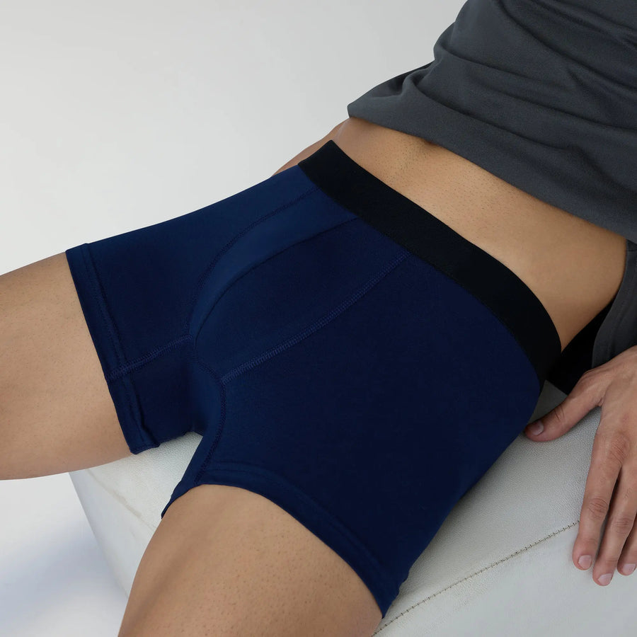 Man's Plain Underwear Pack Of 1 (Blue)-XXY Lifestyle