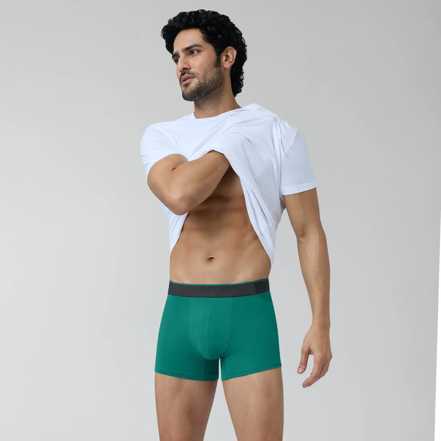 Man's Plain Underwear Pack Of 1 (Army Green)-XXY Lifestyle