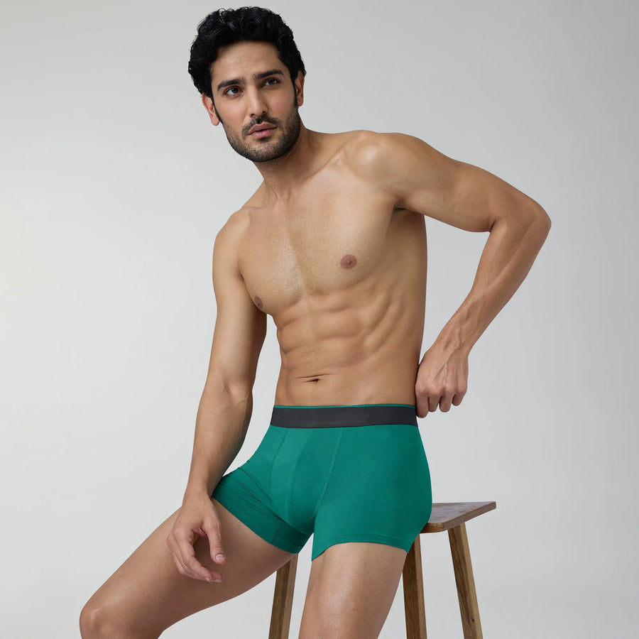 Man's Plain Underwear Pack Of 1 (Army Green)-XXY Lifestyle