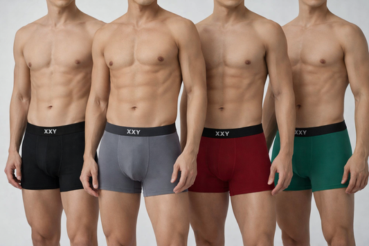 XXY Men’s Premium Plain Trunks – Pack of 4