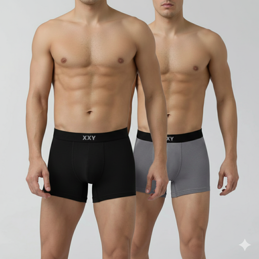 XXY Men’s Premium Plain Trunks – Pack of 2