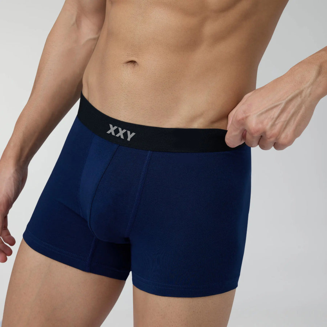 XXY Men’s Premium Plain Trunks – Pack of 2