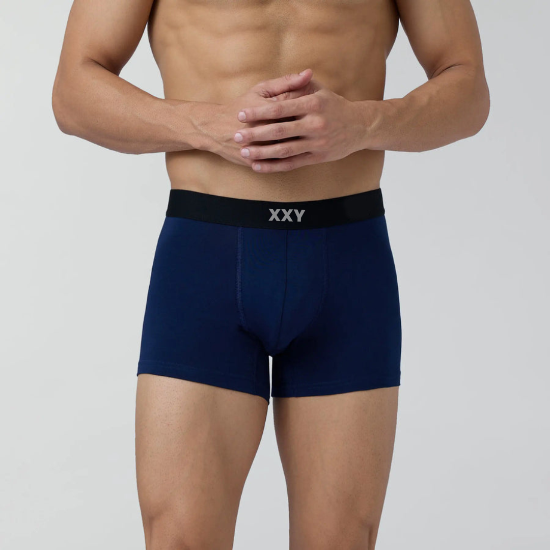 XXY Men’s Premium Plain Trunks – Pack of 2
