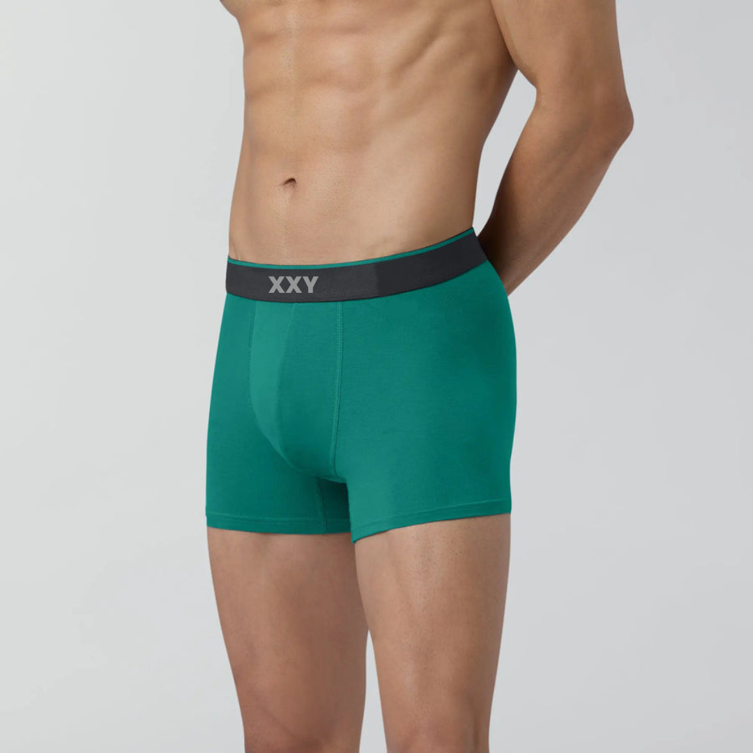 XXY Men’s Premium Plain Trunks – Pack of 2