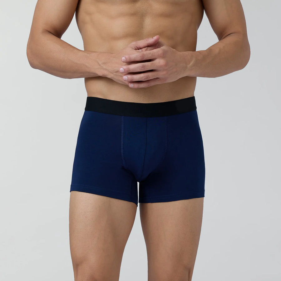 Man's Plain Underwear Pack Of 1 (Blue)-XXY Lifestyle