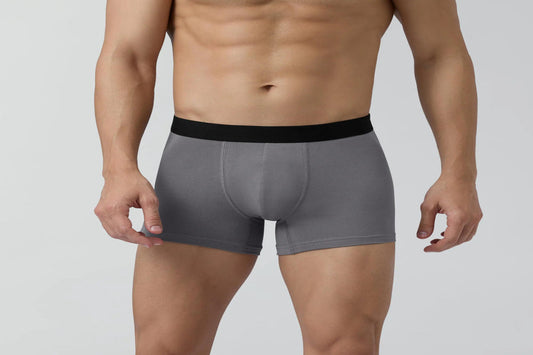 Man's Plain Underwear Pack Of 1 (Gray)-XXY Lifestyle