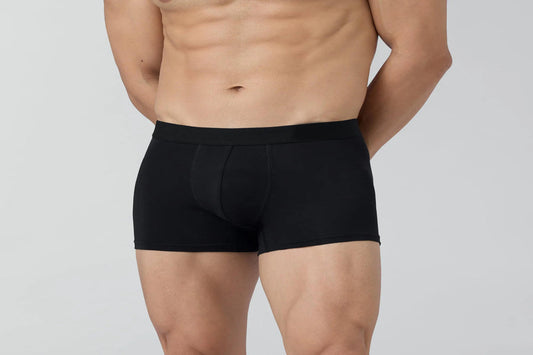 Man's Plain Underwear Pack Of 1 (Black)-XXY Lifestyle